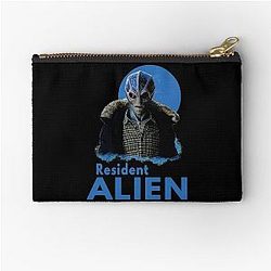 TV Show Funny Resident Alien Gift Zipper Pouch