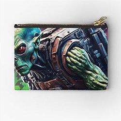 Resident Alien war suit Zipper Pouch