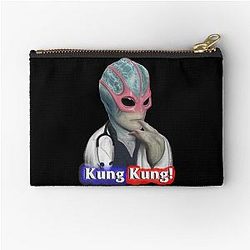 Resident Alien Graphic Xmas Gift Fan Zipper Pouch
