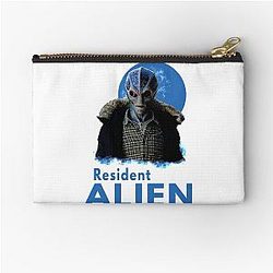Resident Alien Print Zipper Pouch