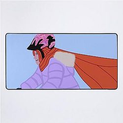 Sahar Resident Alien Bike Scene Desk Mat