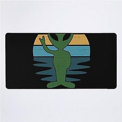 Bravery Based On Comics Strong Alien Series Gift For Fans Desk Mat