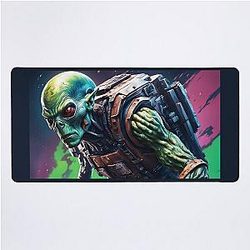 Resident Alien War Theme Desk Mat