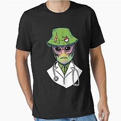Resident Alien Caricature Drawing with Magnifying Glass Essential T-Shirt