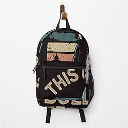 This Is Funny Alien Backpack