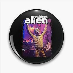 Bravery Based On Comics Strong Resident Alien Series Gift for Fans Pin