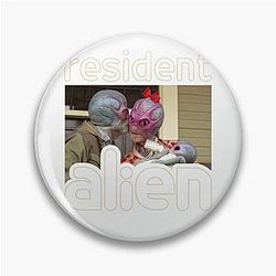 Resident Alien Prime Edition Graphic Gift Fan Pin
