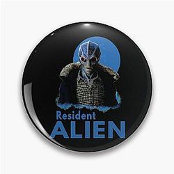 Resident Alien Gift Pin