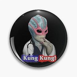 Resident Alien Graphic Perfect Christmas Gift Fan Pin