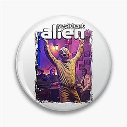 Resident Alien Perfect Christmas Gift Fan Pin