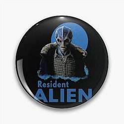 Resident Alien Graphic Perfect Christmas Gift Pin