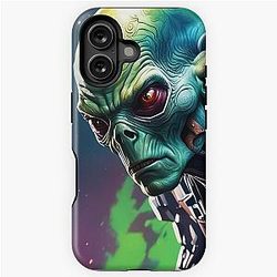 Resident Alien War Theme iPhone Tough Case