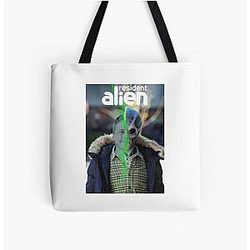 Resident Alien This is Some Bull Over Print Tote Bag