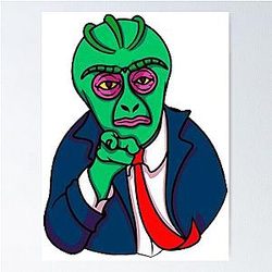 Resident Alien President Poster