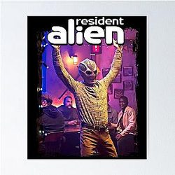 Bravery Based on Comics Strong Resident Alien Series Poster