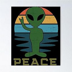 Bravery Based on Comics Strong Alien Series Gift for Fans Poster