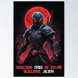 Resident Alien Samurai Poster