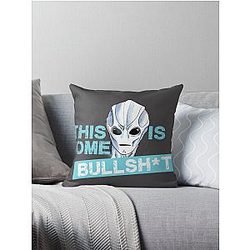 RESIDENT ALIEN - THIS IS SOME BULL - Resident Gift - Resident T-Shirt Throw Pillow