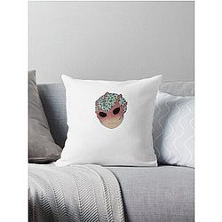 Dr. Resident Alien Throw Pillow