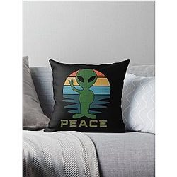 Bravery Based on the Comics Series a Gift for Fans of the Alien Movie Throw Pillow