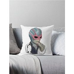 Resident Alien Doctor Throw Pillow