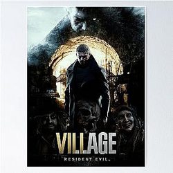 Resident Evil Village Chris Redfield Collection I Poster