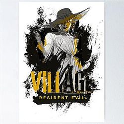 Resident Evil Village Lady Dimitrescu Poster
