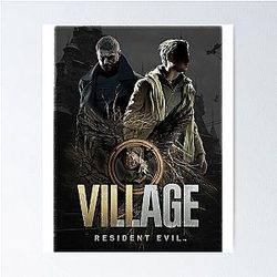 Creative Survival Horror Video Game Resident Evil Village Gift Vintage Poster