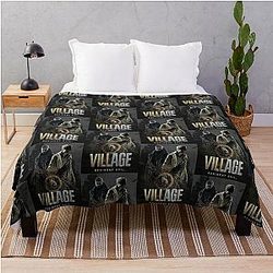 Source Resident Evil Village Throw Blanket