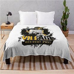 Creative Survival Horror Fans Lady Dimitrescu Classic Resident Evil Village Blanket