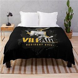 Funny Men Resident Evil Village Lady Dimitrescu Throw Blanket