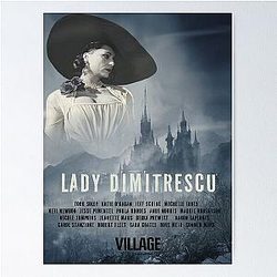 Lady Dimitrescu Resident Evil Village Poster