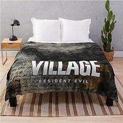 Resident Evil Village Fan Art Blanket