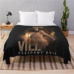 Resident Evil Village Tall Vampire Lady Throw Blanket