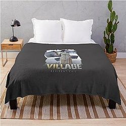 Resident Evil Village Resident T-Shirt Throw Blanket