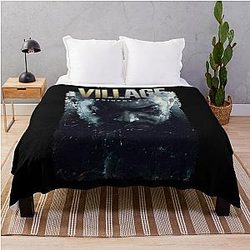 Beautiful Resident Evil Village Throw Blanket
