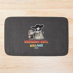 Paper Resident Evil Village Resident Gift Resident T-Shirt Bath Mat