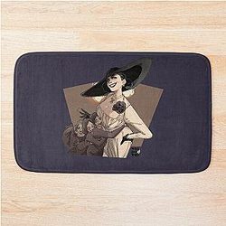 Retro Resident Evil Village Awesome Bath Mat for movie fan