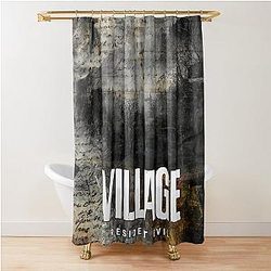Resident Evil Village Fan Art Shower Curtain