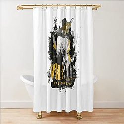Creative Survival Horror Video Game Resident Evil Village Lady Dimitrescu Classic Fans Shower Curtain
