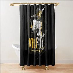 Funny Men Resident Evil Village Lady Dimitrescu Shower Curtain