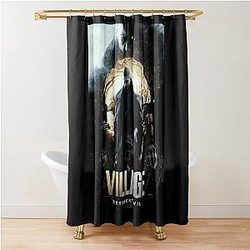 Funny Man Resident Evil Village Chris Redfield Collection Shower Curtain