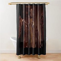Resident Evil 8 Resident Evil Village Tall Lady Shower Curtain