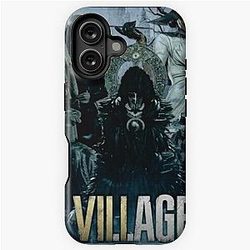 Resident Evil Village Poster Throw Blanket Metal Print Tapestry iPhone Tough Case