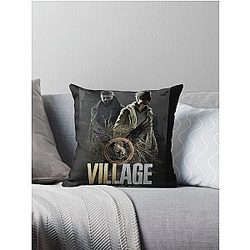 Source Resident Evil Village Throw Pillow