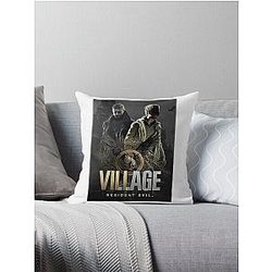 Creative Survival Horror Video Game Resident Evil Village Gift Vintage Throw Pillow