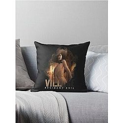 Resident Evil Village The Tall Vampire Lady Throw Pillow