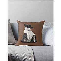Resident Evil Village Lords Family Portrait Unframed Throw Pillow
