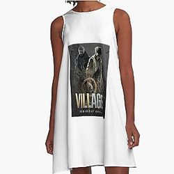 Creative Survival Horror Resident Evil Village Gift A-Line Dress