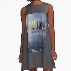 Resident Evil Village Resident T-Shirt A-Line Dress